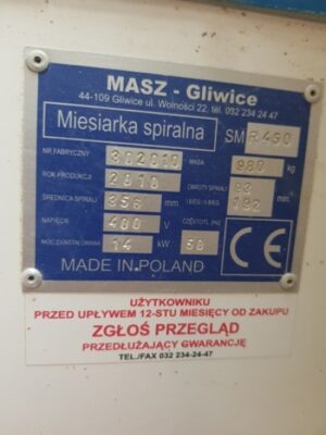 MIESZAŁKA SMR 450 Z DWIEMA DZIEŻAMI W KOMPLECIE